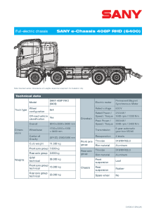 Data Sheet SANY-eTruck Model 408P UK