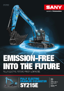 SANY SY215E Brochure AU