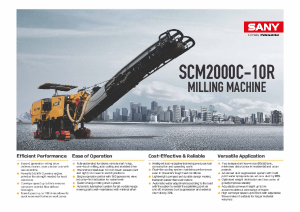 SANY SCM2000C-10R Brochure AU